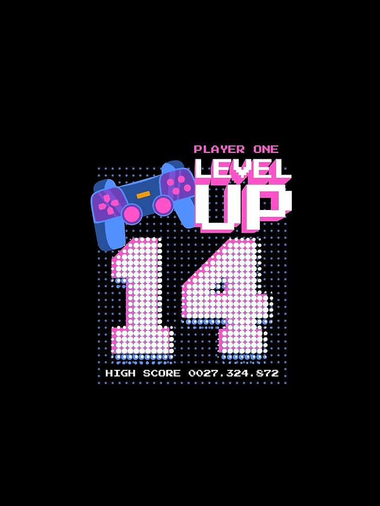 Player One Level Up 14 by patternprint1