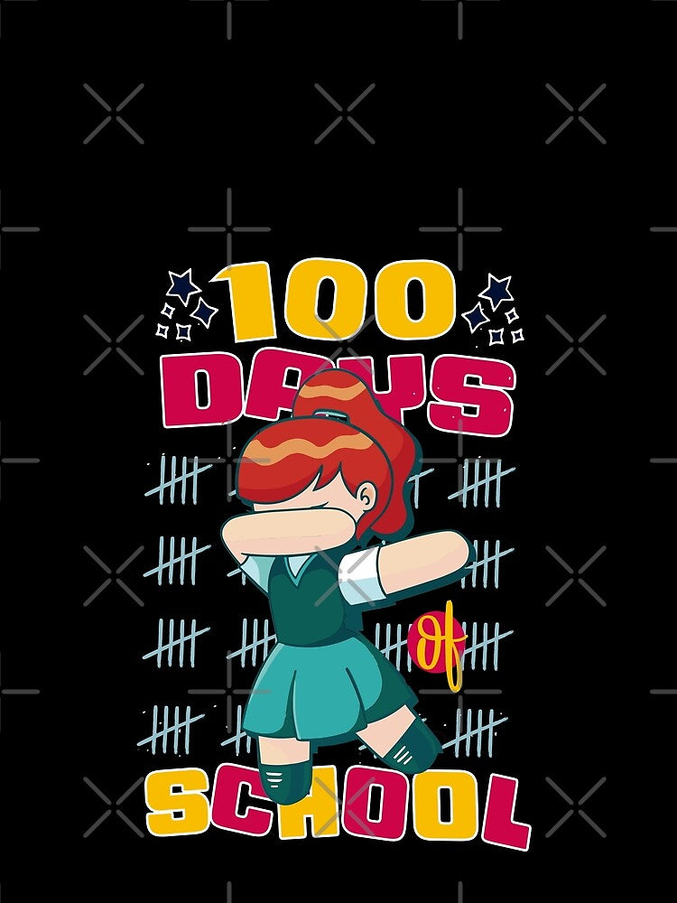 100 Days of school featuring a Dabbing girl #1 by XYDstore