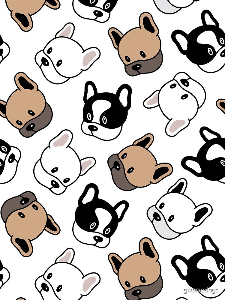 Head French Bulldog by givemedogs