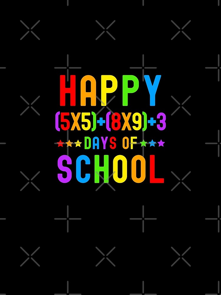 Happy 100 Days Of School - 100 Days Of Mathematics, 100 Days Of Math, Kids Math School, Kids Arithmetic, Kid Math Geek by jadedscientist