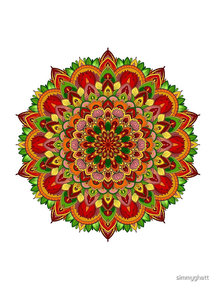 Flourish | Digital Mandala - SimmyGhatt by simmyghatt