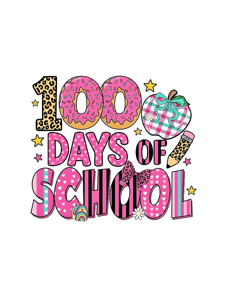 Preppy 100 Days Of School Teacher Girl by KroghDs