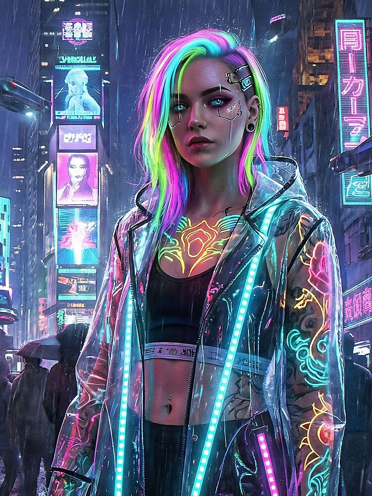 Neon in the Rain: The Heart of Metropolis 2077 by FR Studio