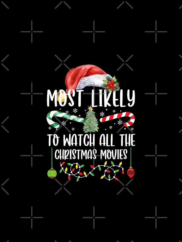 Funny Vintage Santa Quote: Most Likely Family Christmas Design by Creatiforge