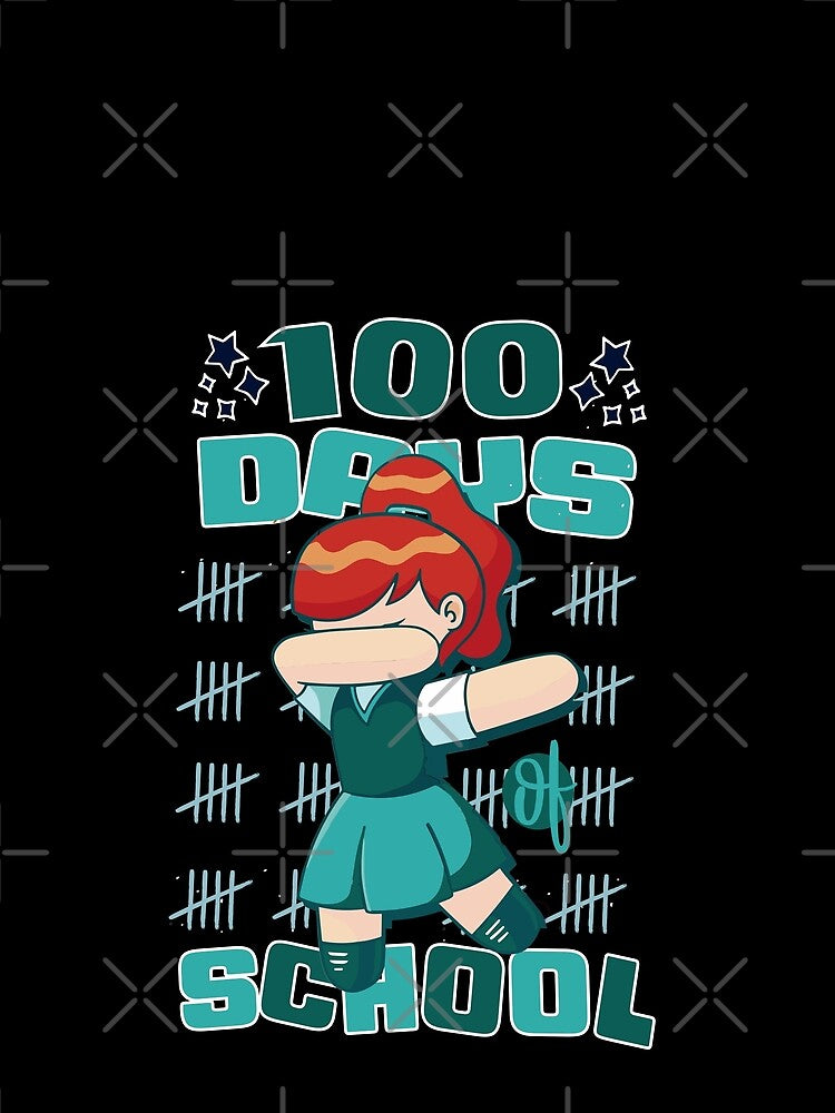 100 Days of school featuring a Dabbing girl #2 by XYDstore