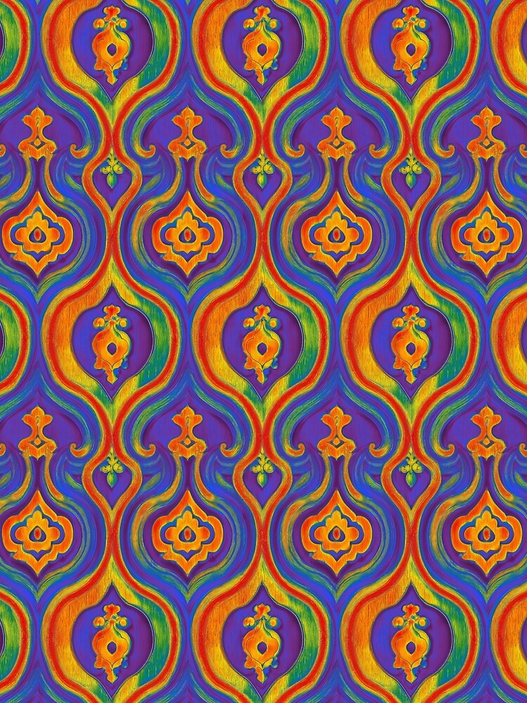 Traditional Fabric Rainbow Print | LGBT Pride Month Pattern by thaneydesign