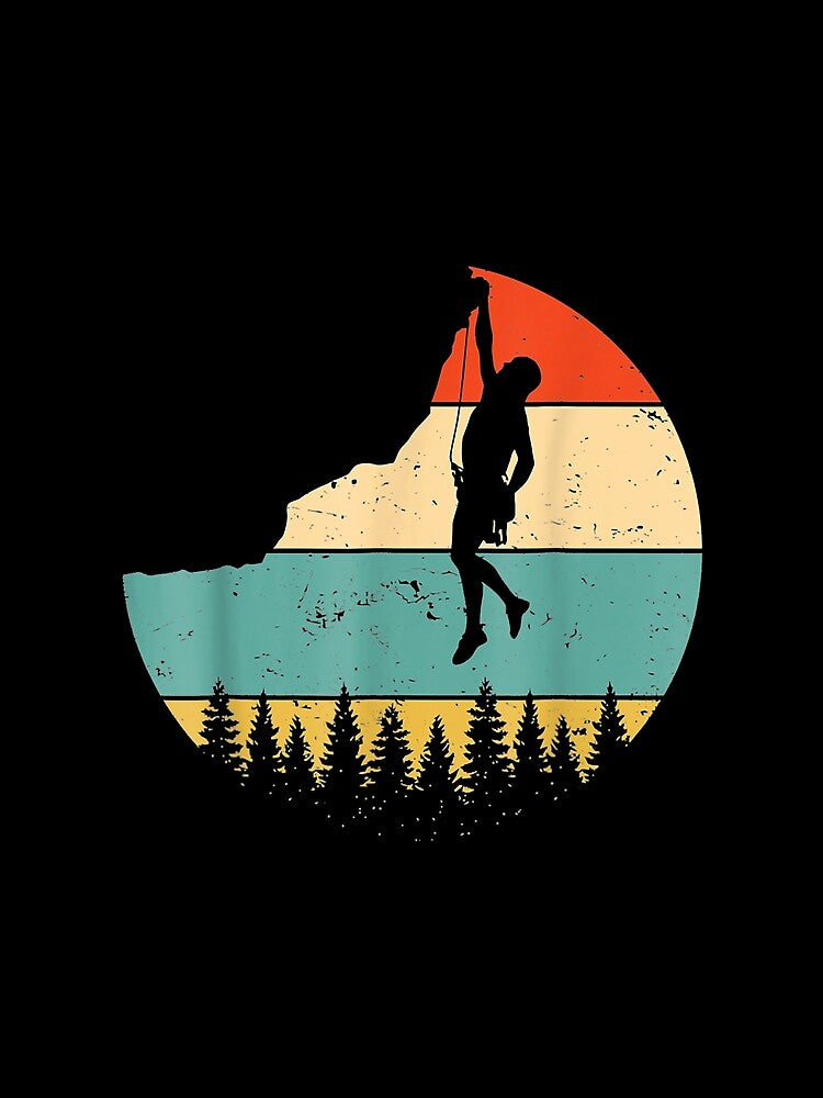 Rock Climbing Mountain Climber Rock Climbing Climber Mountain Bouldering Funny by Jutisi