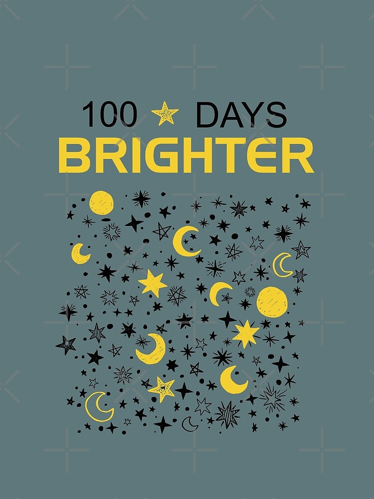 100 days brighter, 100 days of school, 100 days of school kids by Raiko-art