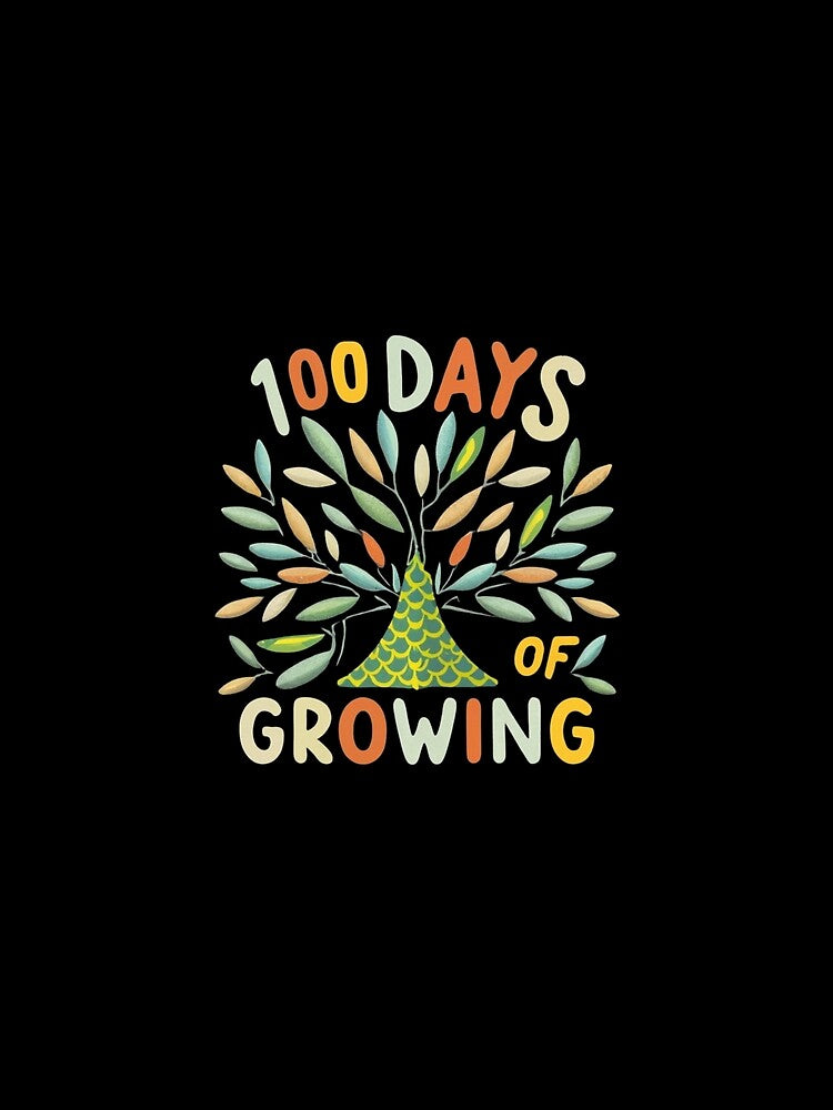 100 Days of School,100 Days of Growing by blakfrog