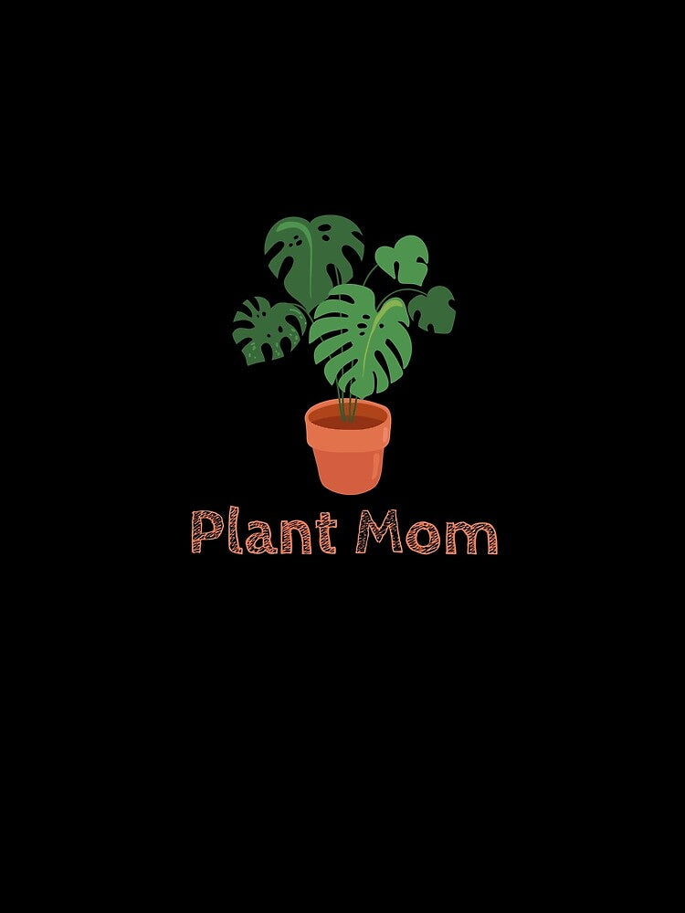 Plant Mom | Orange | Monstera | House Plants | Plants | Plant Lady | Plant Lover | Gardener | Gardening | Plant on a Stool by ShoniwDesigns