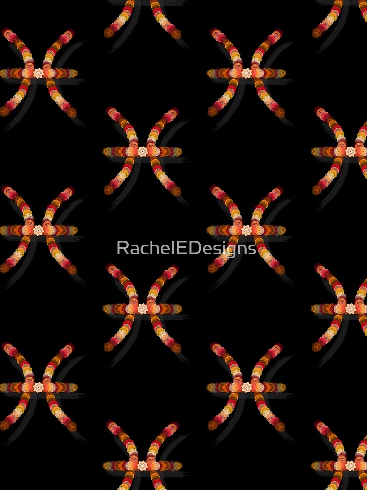 Spirograph Pices Zodiac Horoscope Symbol by RachelEDesigns