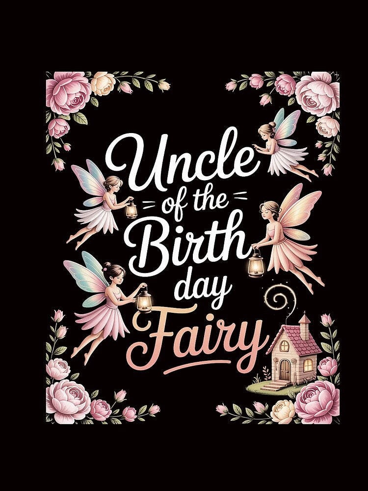 Uncle Of The Birthday Fairy First Birthday Family Matching by LapFemile
