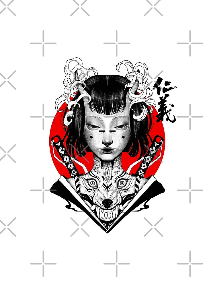 Japanese Geisha Samurai Urban Cool Style by OWLvision33