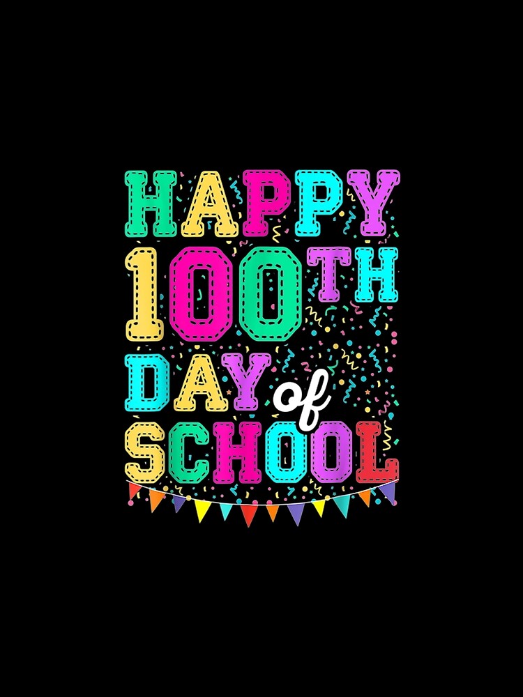 Happy 100 Days Of School Teacher Student Kids Gift by shirleyfinley