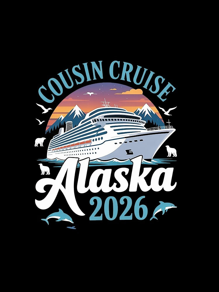 Cousin Cruise Alaska Trip 2026 Vacation Matching Family by Patricsselin