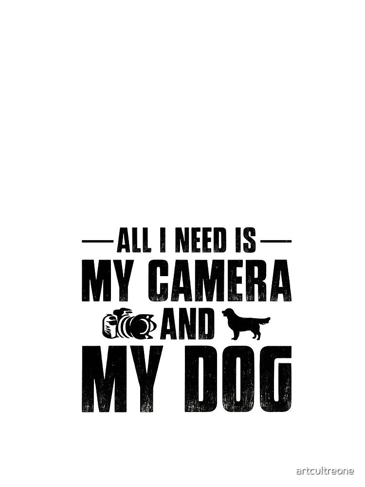 All I Need Is Coffee And My Dog, Dog Lover Gift by artcultreone