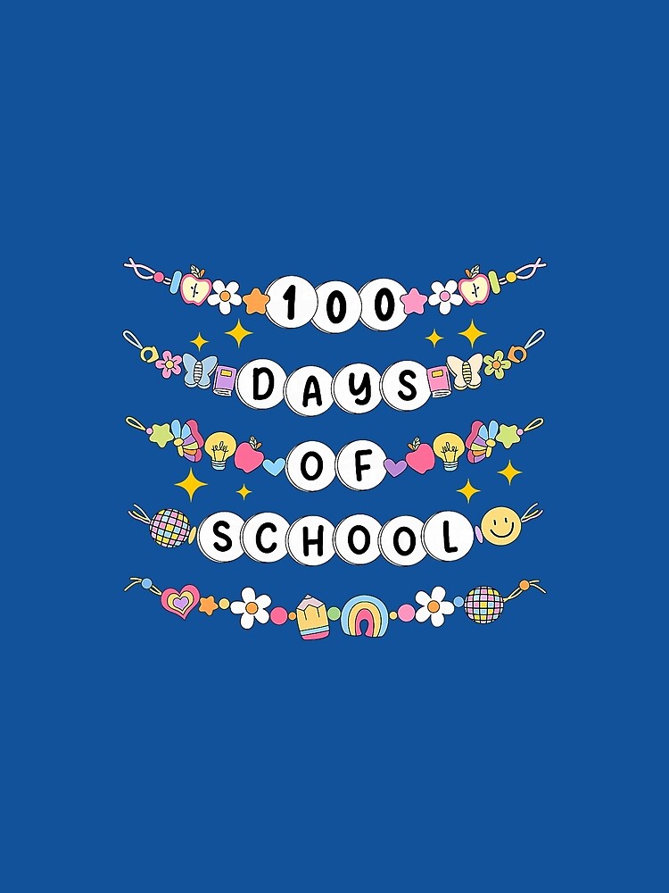 100 Days of School Friendship Bracelets 100 Days Smarter Kid by KevinorNorris
