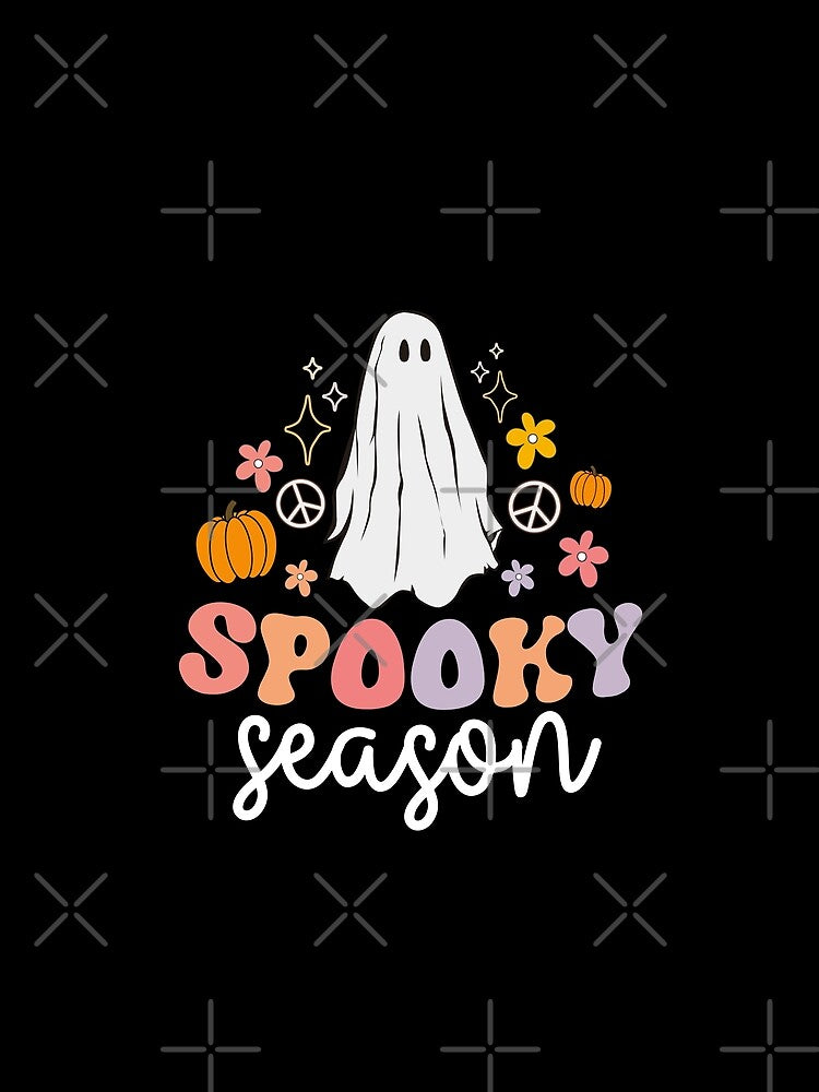 Vintage Halloween Costume with Groovy Ghost Spooky Season by ohmier