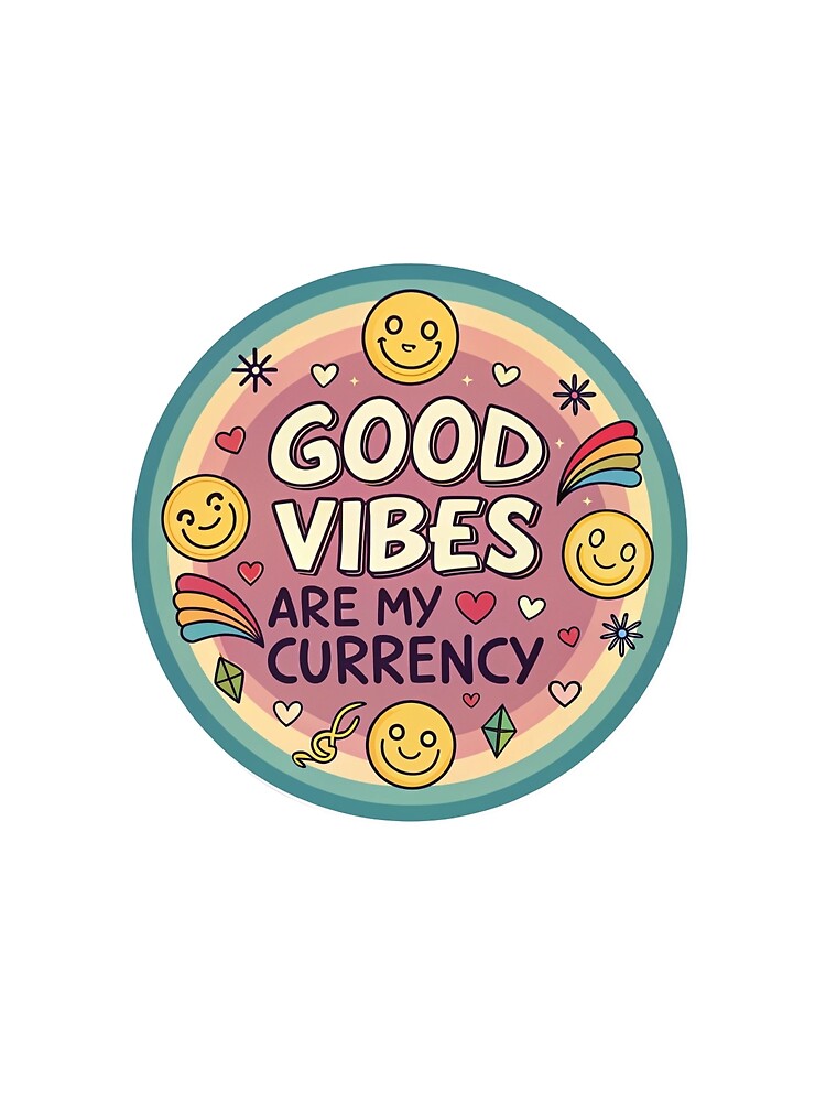Good vibes are my currency by Lucky 777