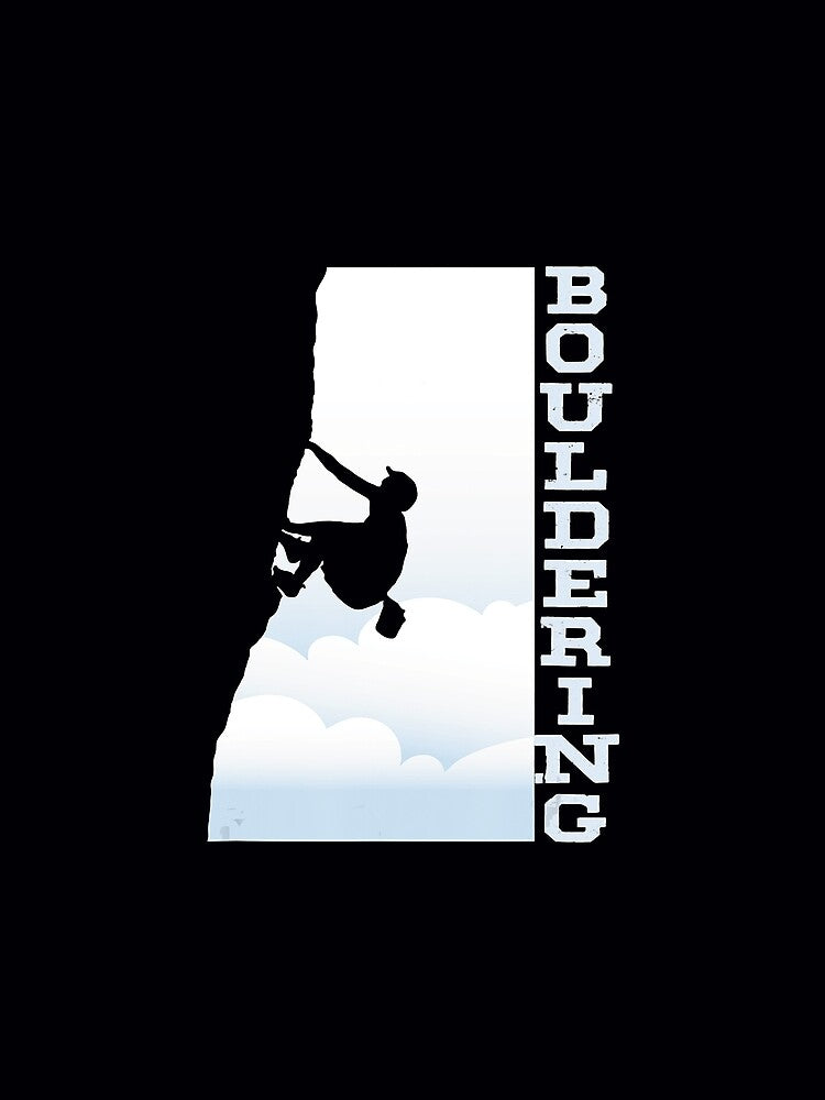 Bouldering Rock Climbing Boulderer Mountain Climber Outdoor by Jutisi