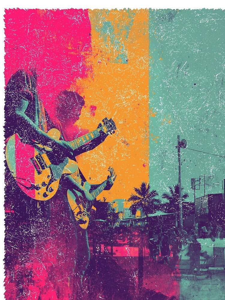 Retro California Guitarists Vintage Sound. by Mr Lee