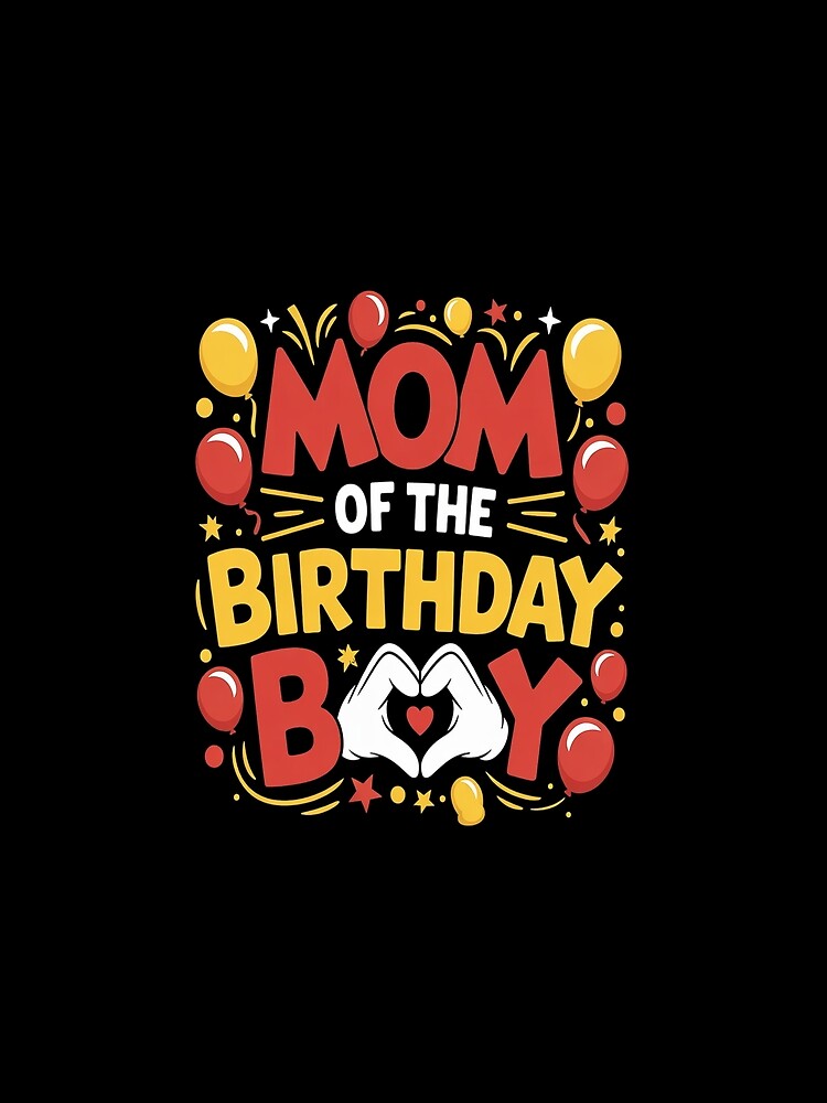 Dad And Mom Of The Birthday Boy Family Party Decor Matching by VerseFarm