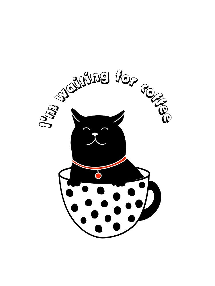 I'm Waiting For Coffee. by Dinasshop