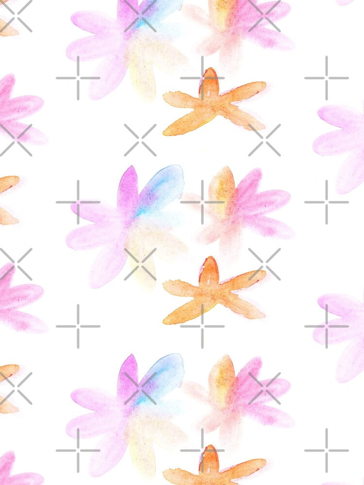 Pastel colored floral pattern | watercolor floral stylish by lausn