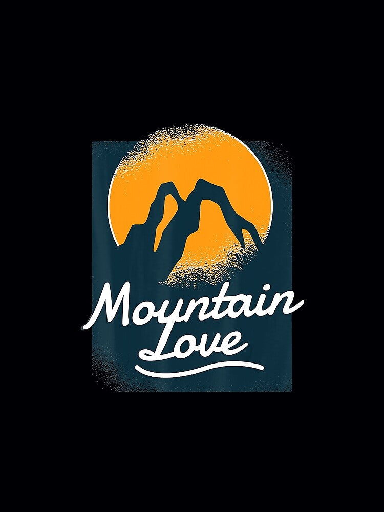 Mountain Love Climbing Bouldering Free Climbing Retro by Jutisi