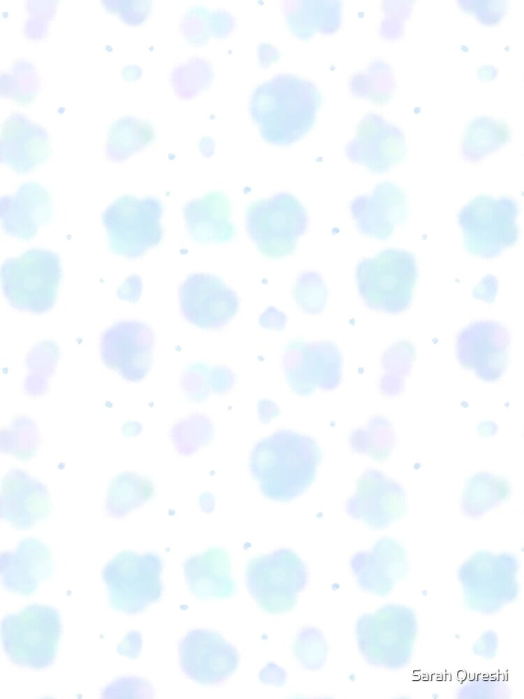 Soft Pastel Watercolor Dots Pattern by DesignJiggy