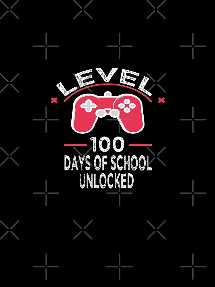 Video Gamer Student 100th Day Teacher 100 Days of School by LUXE SHIRT