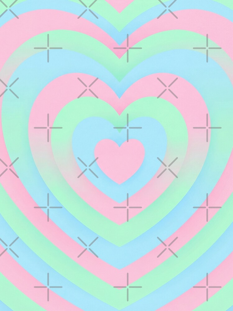 Pastel Heart Aesthetic – Cute Soft Love Gradient Design by MuseAI