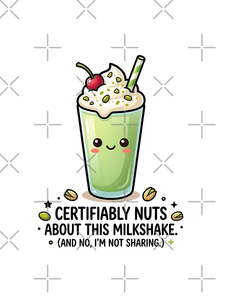 Cute Pistachio Milkshake Certifiably Nuts About This Meme by BobaBunny76