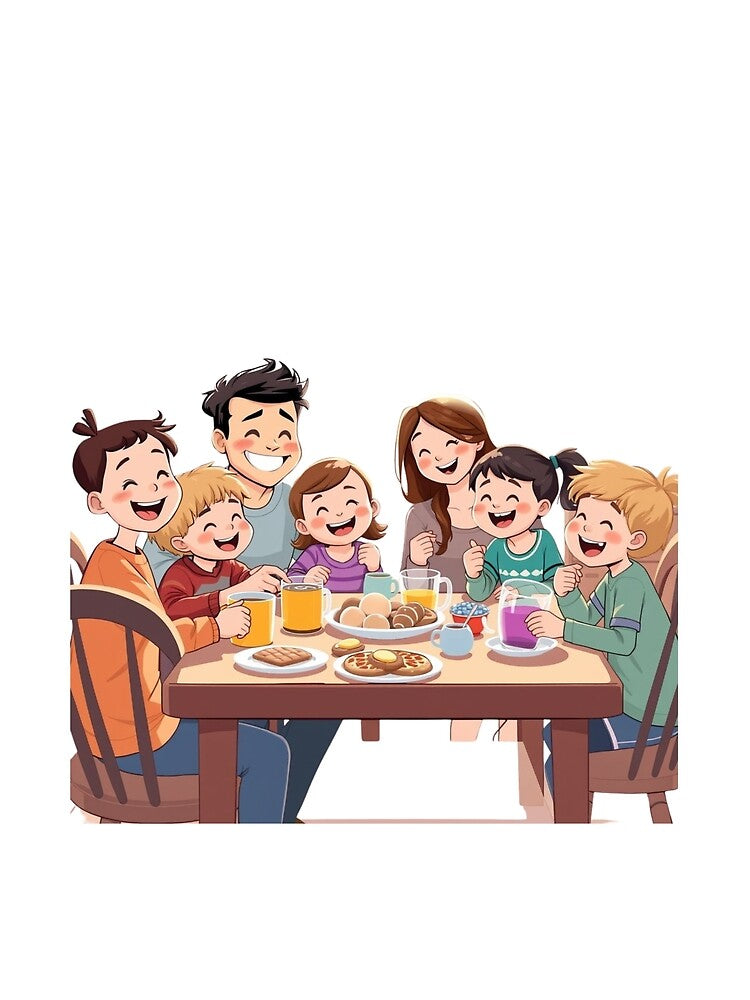 Warm Family Morning Warm Family Morning by Drawingshirts
