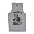 Four Score And Seven Beers Ago Men's Tank Top