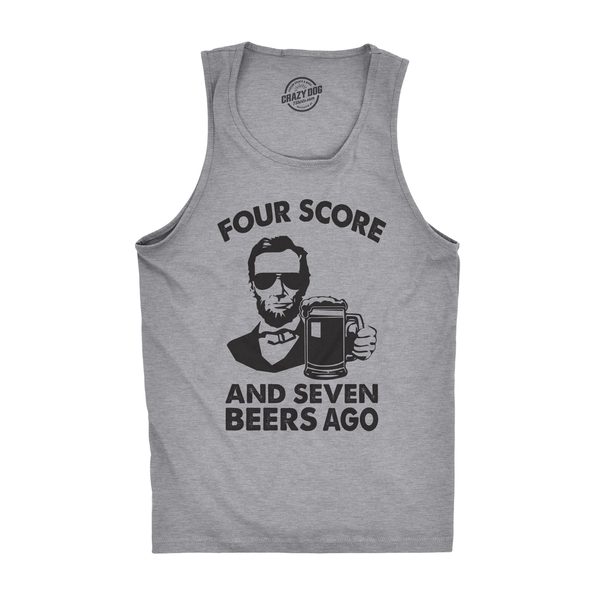 Four Score And Seven Beers Ago Men's Tank Top