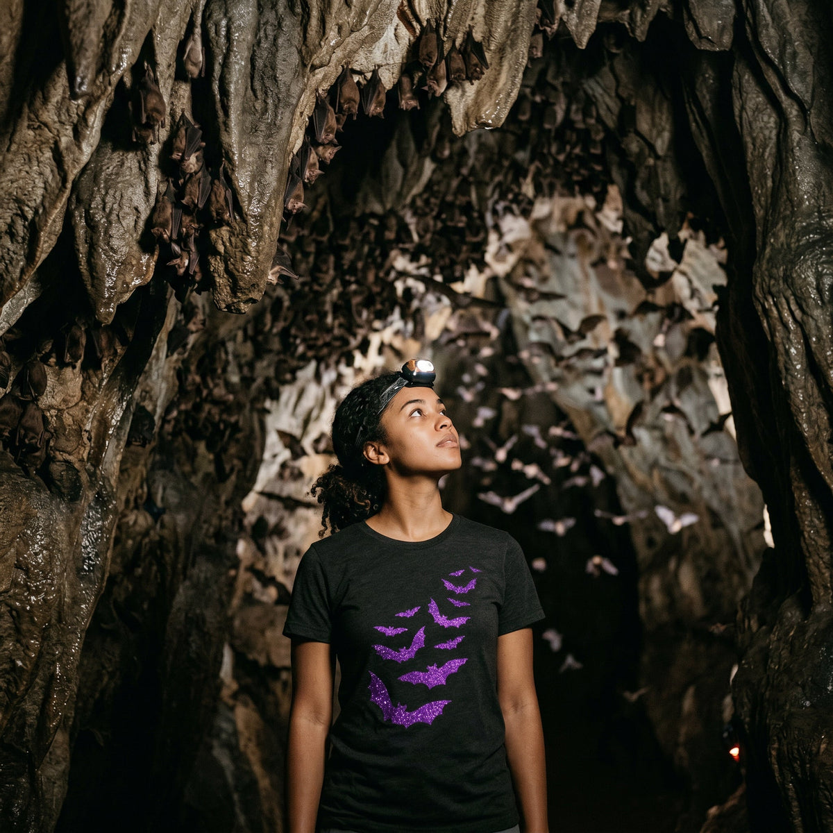 Glitter Bats Women's T Shirt