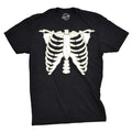 Glowing Skeleton Rib Cage Halloween Men's T Shirt