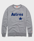 Houston Astros Jersey Logo '80 Crewneck
