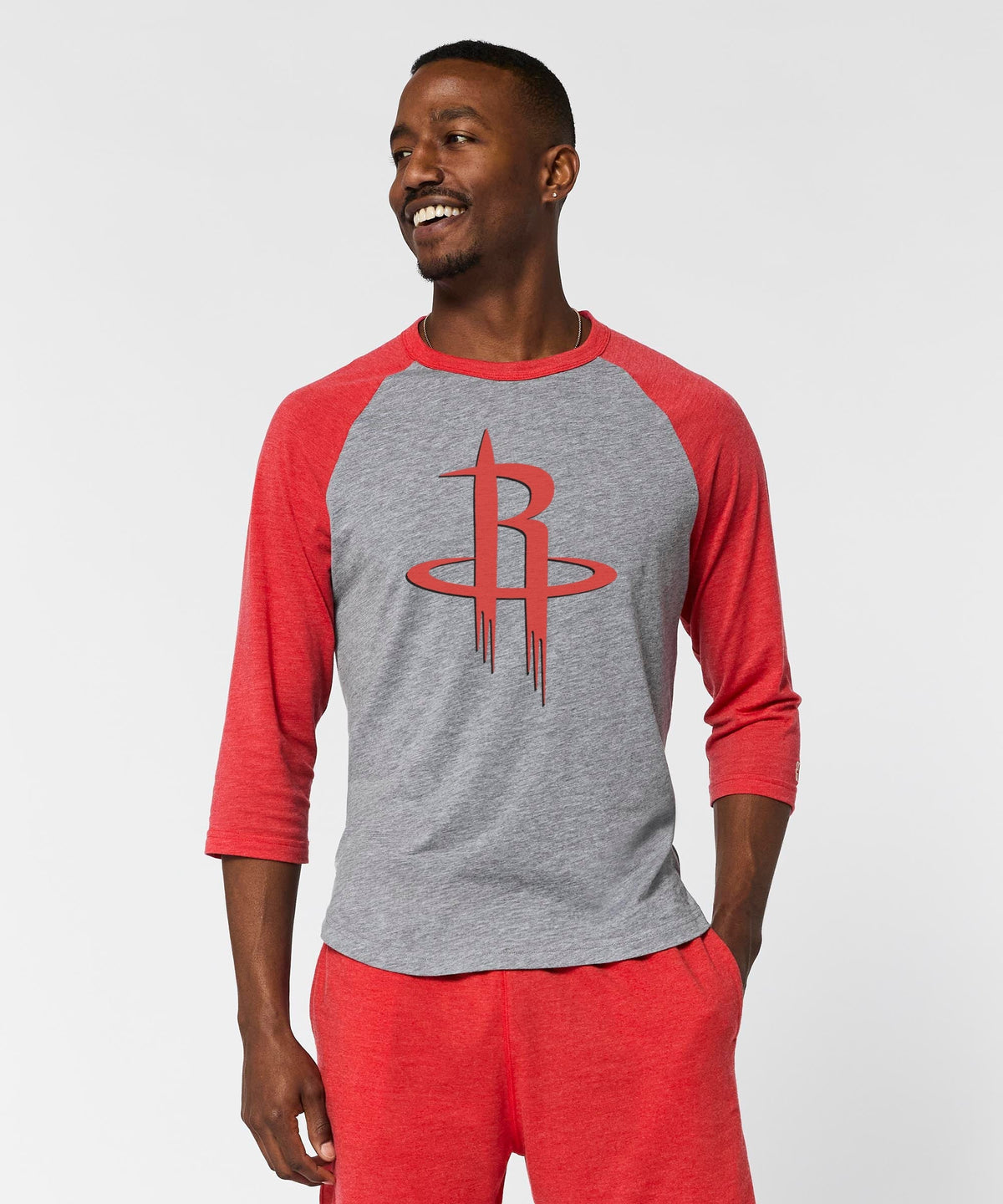 Houston Rockets Logo Raglan