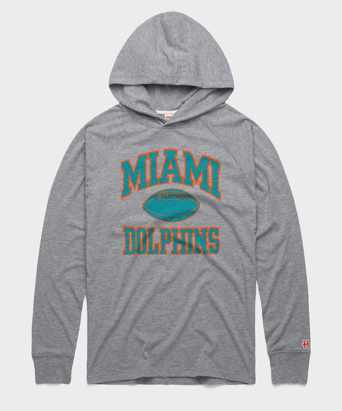 Miami Dolphins Gridiron Lightweight Hoodie