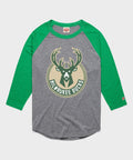 Milwaukee Bucks Logo Raglan