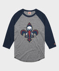 New Orleans Pelicans Logo Raglan