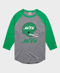 New York Jets Big Helmet Raglan