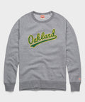 Oakland Athletics Jersey Logo '87 Crewneck