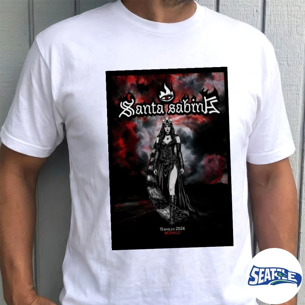 Official Santa Sabina Ciudad de México March 15 2026 Poster t-shirt
