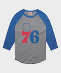 Philadelphia 76ers Logo Raglan