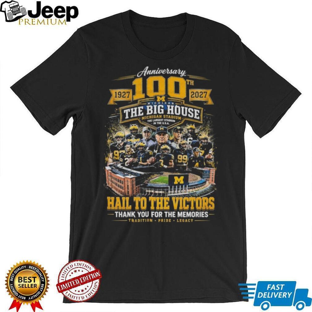 Michigan Stadium 100th Anniversary The Big House Football Shirt