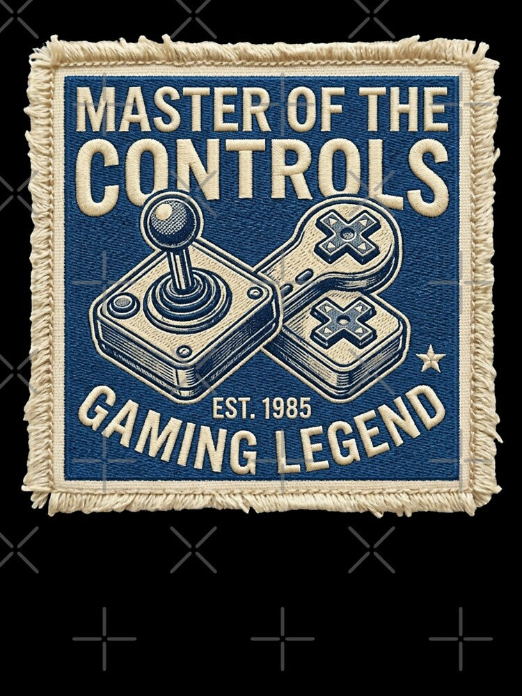 Master of the Controls Retro Gaming Patch by KelliesGrafix