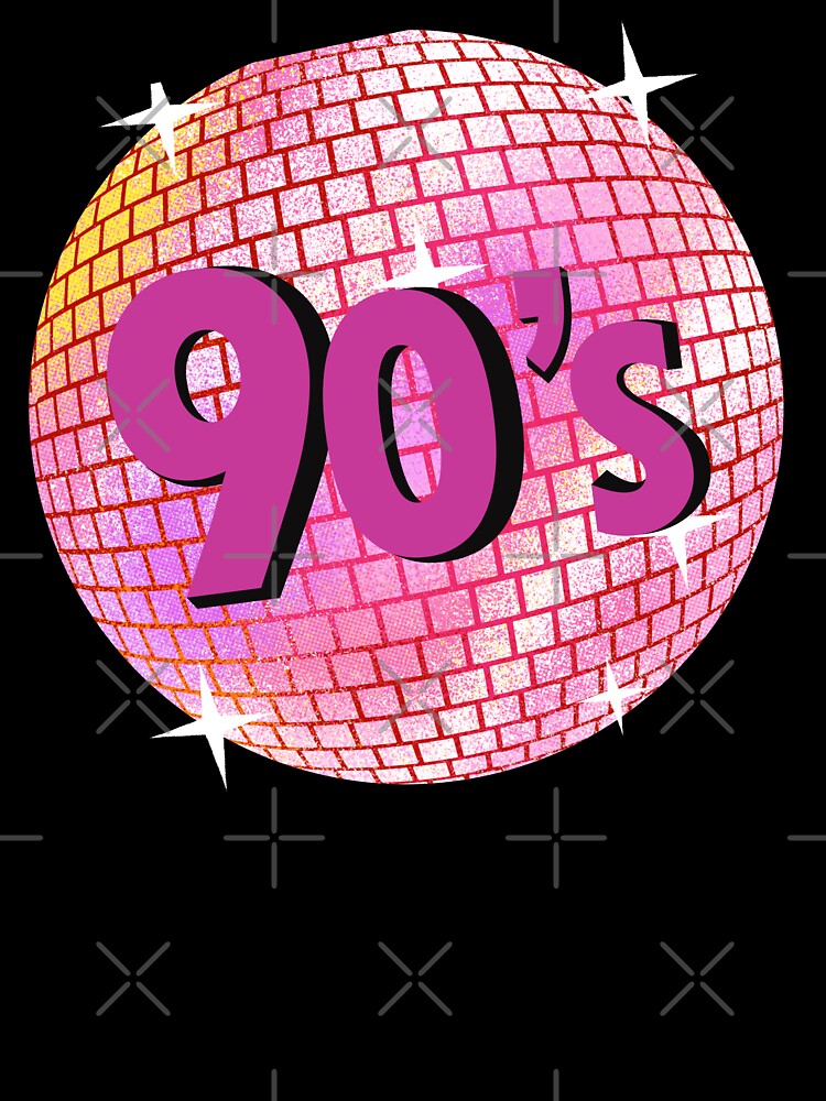 Sparkling 90s Disco retro mirror ball by Quacktails